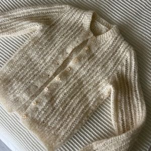 Hand knitted cardigan size small